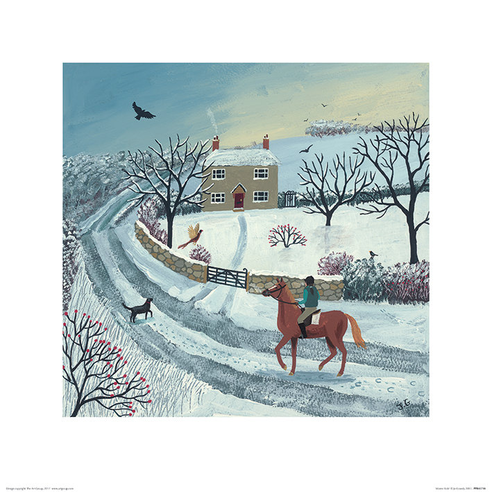 A Walk Round Winter Harbour by Jo Grundy - Painting