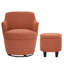 Fauteuil demi-tonneau pivotant avec rangement 360 °-426294278