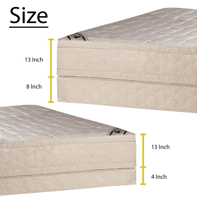 13'' Firm Memory Foam Mattress, Twin XL, Standard Profile (8")