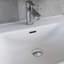 24 po W Meuble-lavabo mural simple avec lavabo en céramique-380525100