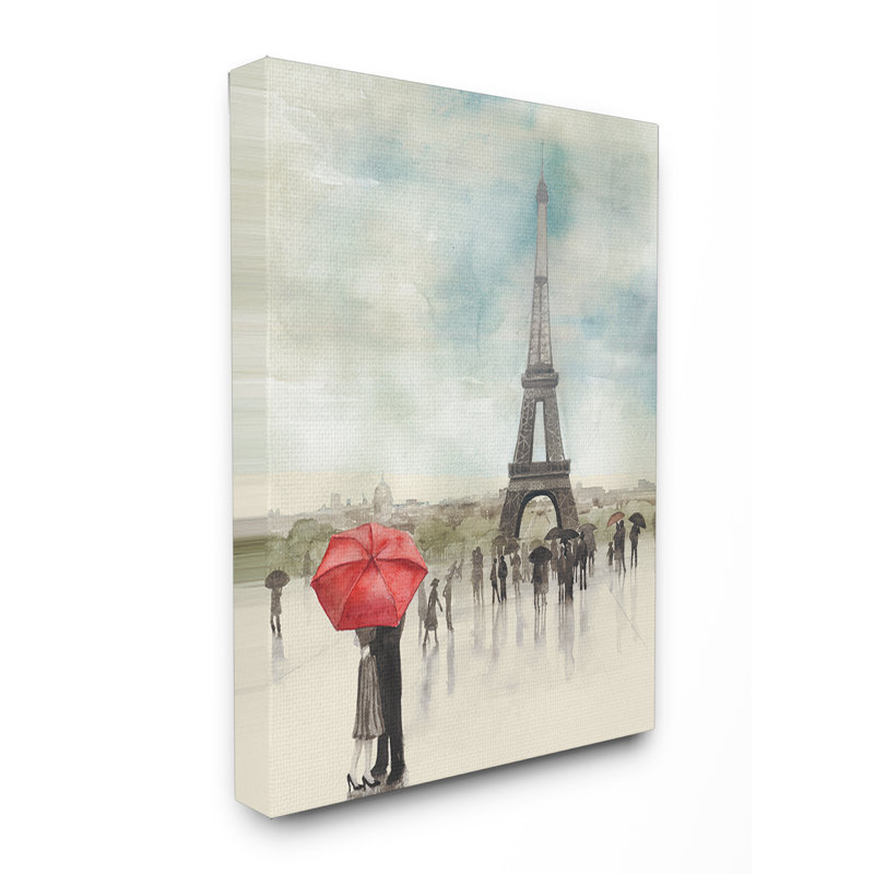 « rainy day lovers », impression, H 30 po x l 24 po, Toile