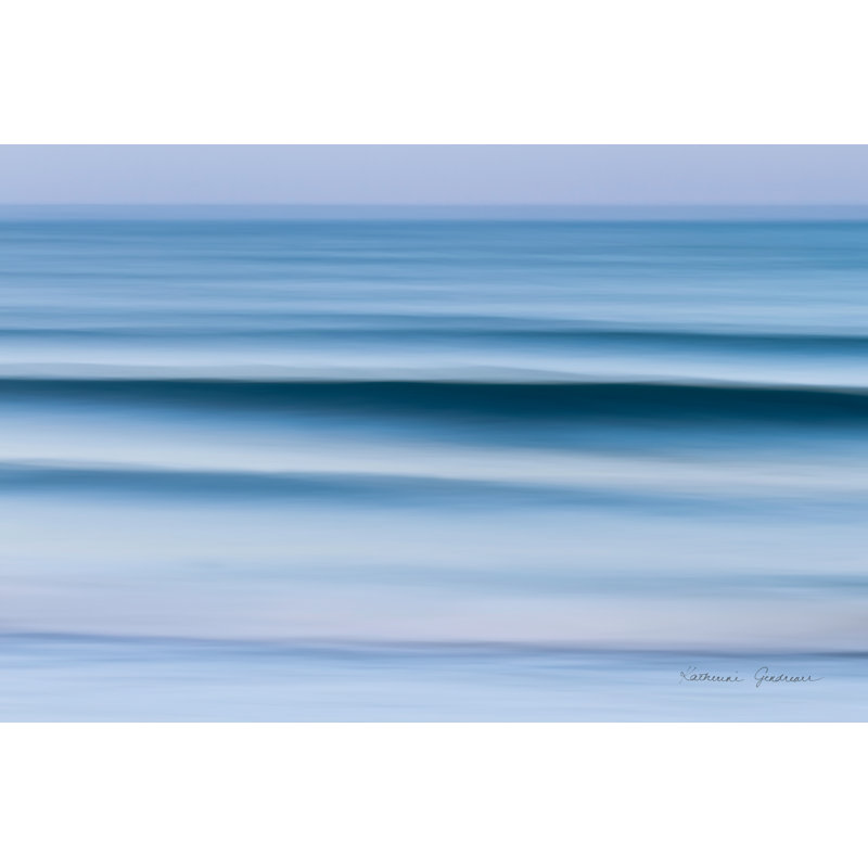 Vagues du soir, H 8 po x l 12 po x P 1,25 po