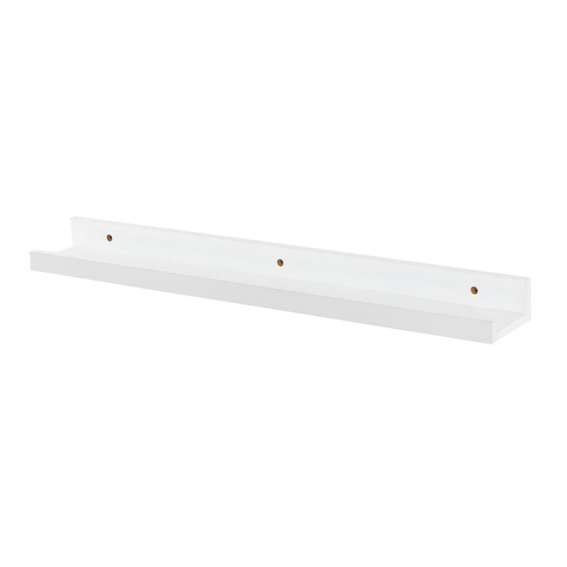Floating Shelf, 8cm H x 65cm W x 65cm D, White