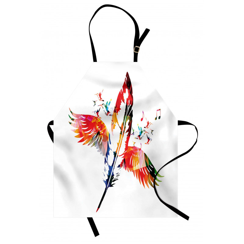 Tablier à plumes