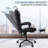 Massage  Executive Chair Ergonomic Office Chair with Footrest-974515848
