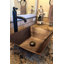 17" Rectangle Wired Rim Vessel Hammered Copper Sink
