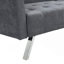 Canapé-lit Canapé-lit convertible pliant gris foncé