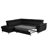 Alfreddie Leather Corner Sofa with Sleeping Function and Storage-649520976-649520983