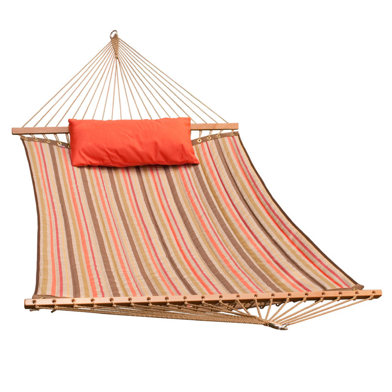 Hamac double Cecelia, Orange/brun