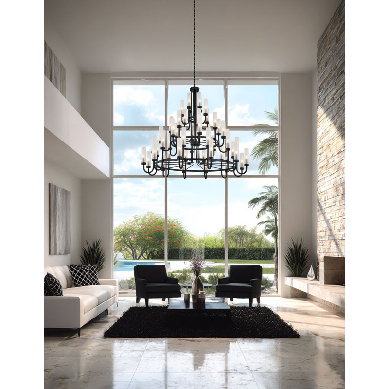 Anchor 48 - Light Chandelier, Matte Black