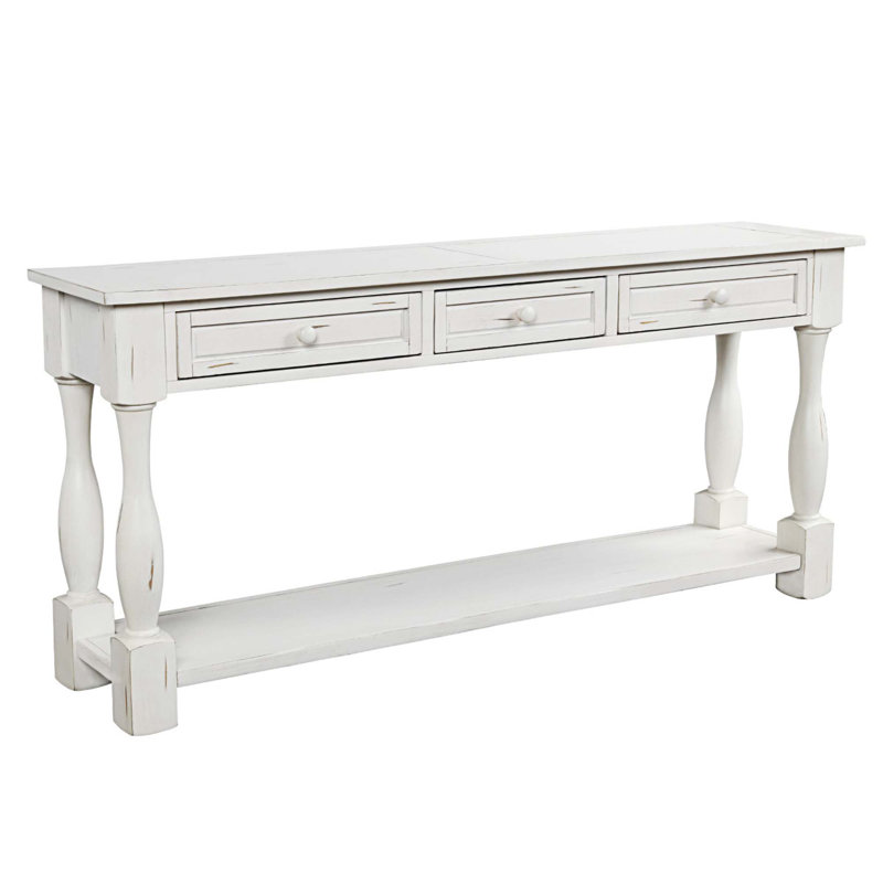 Console Charvic, Blanc antique
