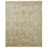 Ember Beige Hand-Knotted Wool Oriental Area Rug