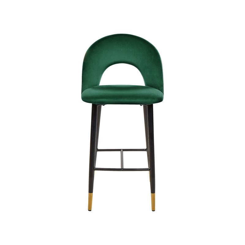 Falton Upholstered Counter Stool with Metal Frame