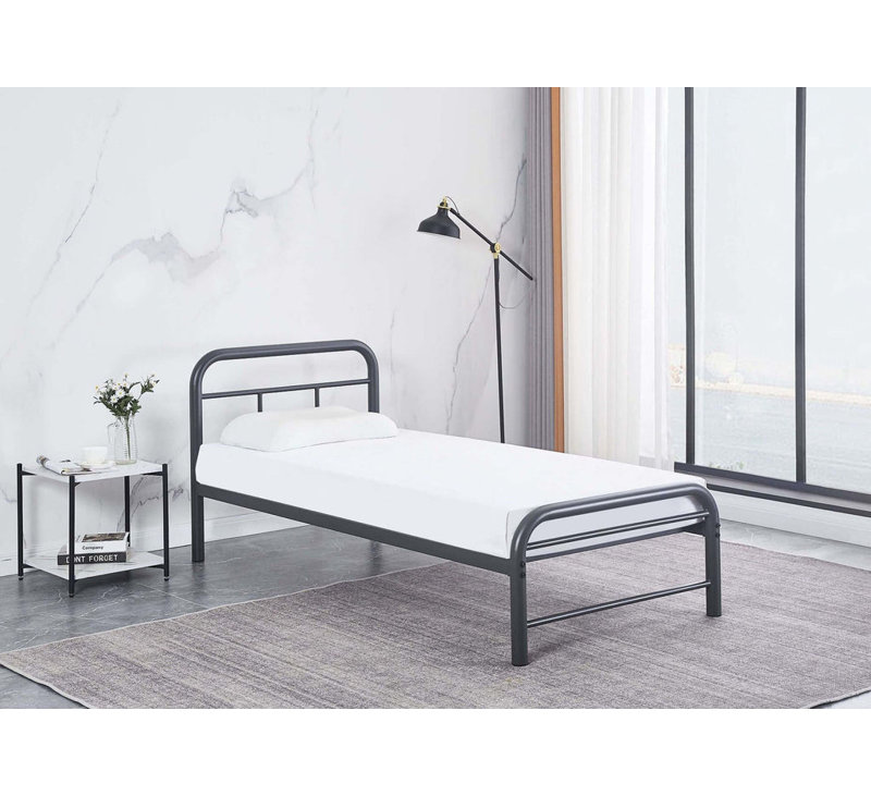 Alexah Metal Bed, Single (3')