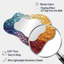 «Umiel Minimalisme Colors In Harmony IV», miroir mural asymétrique arc-en-ciel, miroir décoratif traditionnel nuage, impression sur métal-107246951