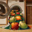  Tapis lavable avec fruits Aprium-829633185