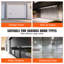 VEVOR Garage Door Seals Bottom Rubber, U Shape +O Ring Combination Garage Door Bottom Weather Seal,