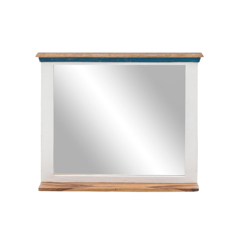Camerton Wood Flat Wall Mirror