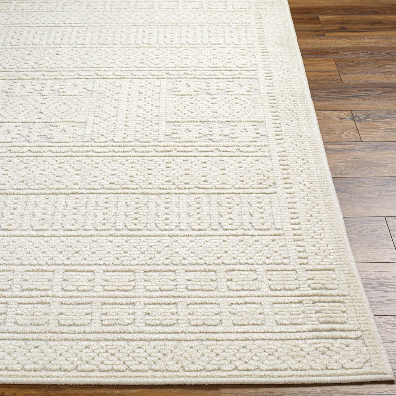 Aneysha Washable Geometric Indoor Rug, Rectangle 2' x 2'10"