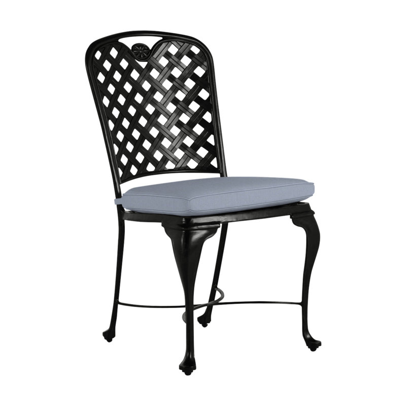 Chaise d'appoint en aluminium Provance - Terre antique, Trépointe, Chambray tonnelle, Terre antique