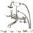 Stonington 3 Handle Deck Clawfoot Tub Faucet-19139522-19139527