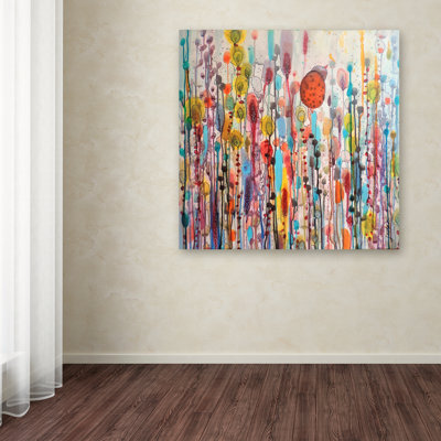 Breagh 'Je suis La?' Graphic Art Print on Wrapped Canvas