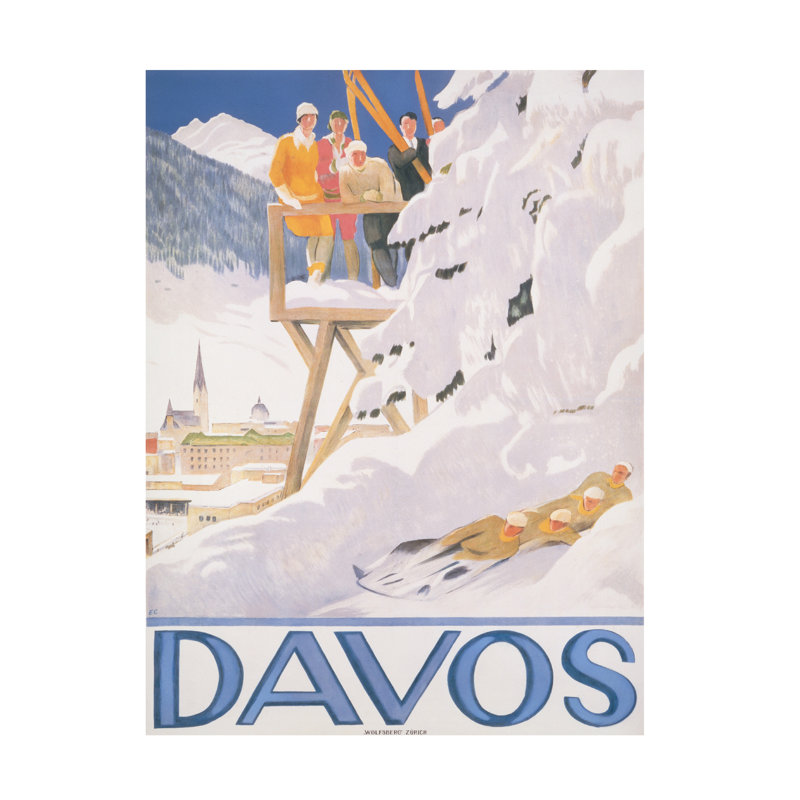 Art sur toile, Emil Cardinaux Davos, 1919, H 24 po x l 18 po