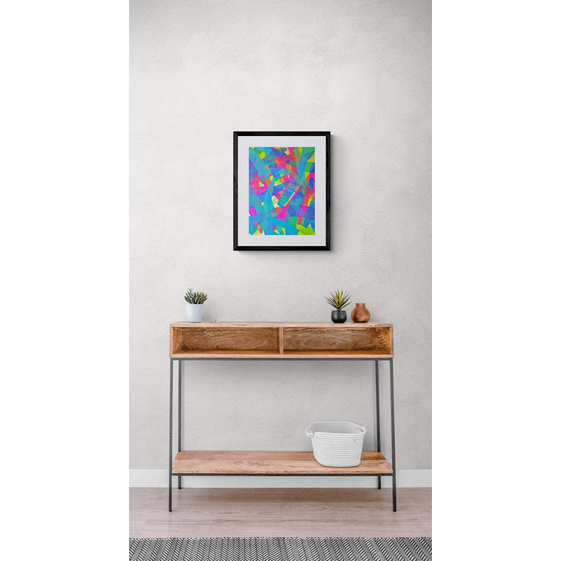 Untitled 208 Print by Drew Gaffney, Black Framed Canvas, 24" H x 32" W