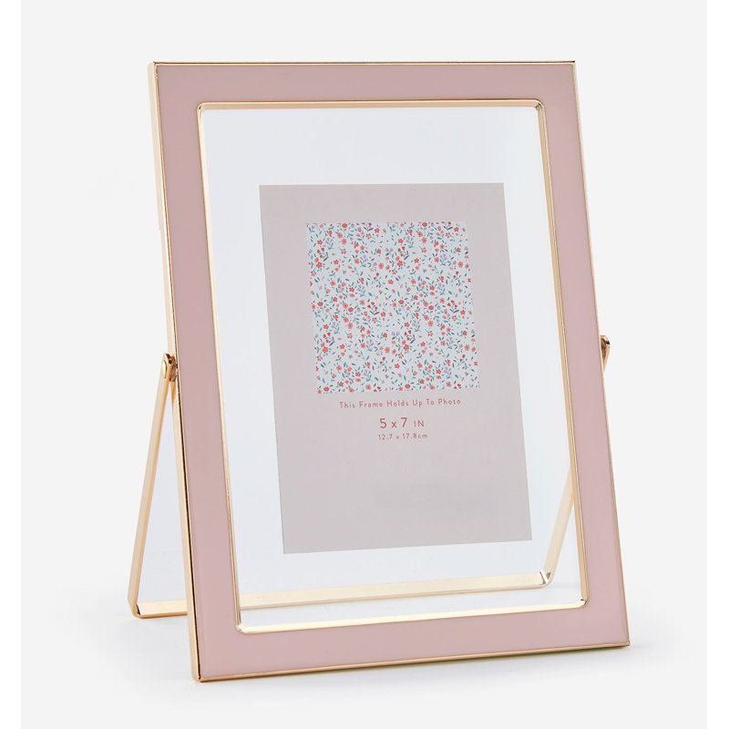 Pink & Gold Photo Frame