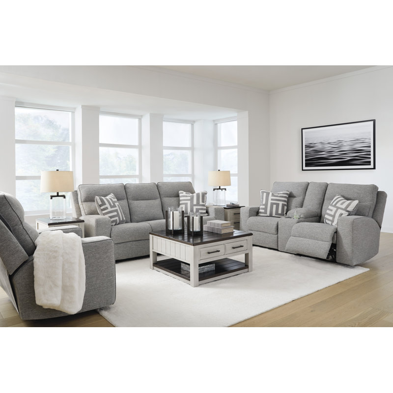 Biscoe Power Reclining Sofa, Loveseat and Recliner
