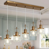 Luminaire suspendu pour îlot de cuisine 5 lumières l 29,7 po Sifert