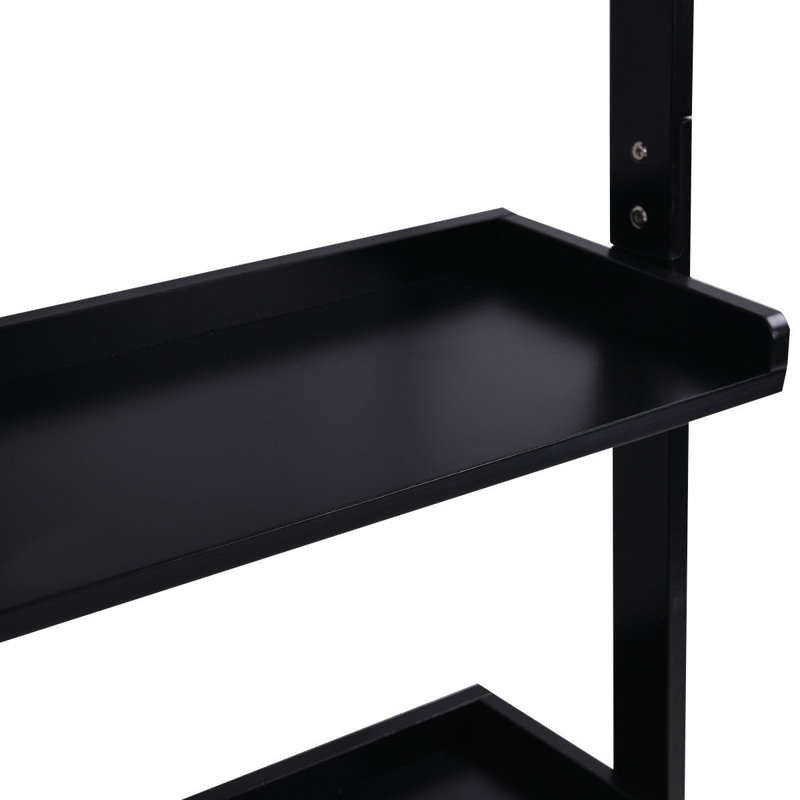 Luz Ladder Bookcase, Black