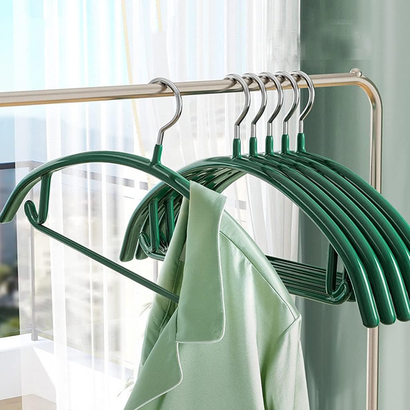 Cintre en plastique Mickela pour costume / manteau, Vert