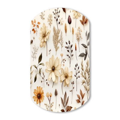 Watanabe - Plants Cylinder Shape Assymterical Metal Wall Art
