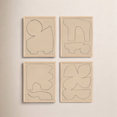 Freya "Outlines" 4-Piece Painting Set