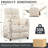 34" Chenille Power Recliner Chair with Side Pockets, Stepless Remote Control, Small Space Electric Recliner, 350 lb Capacity-2064714042