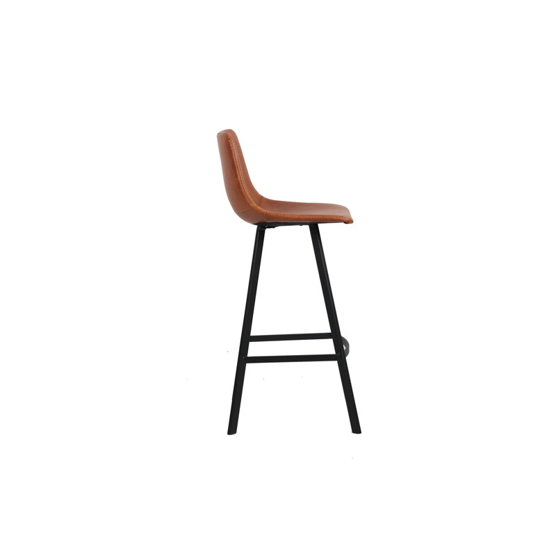 Ozan Stool, 78cm H x 49cm W x 35cm D, Cognac