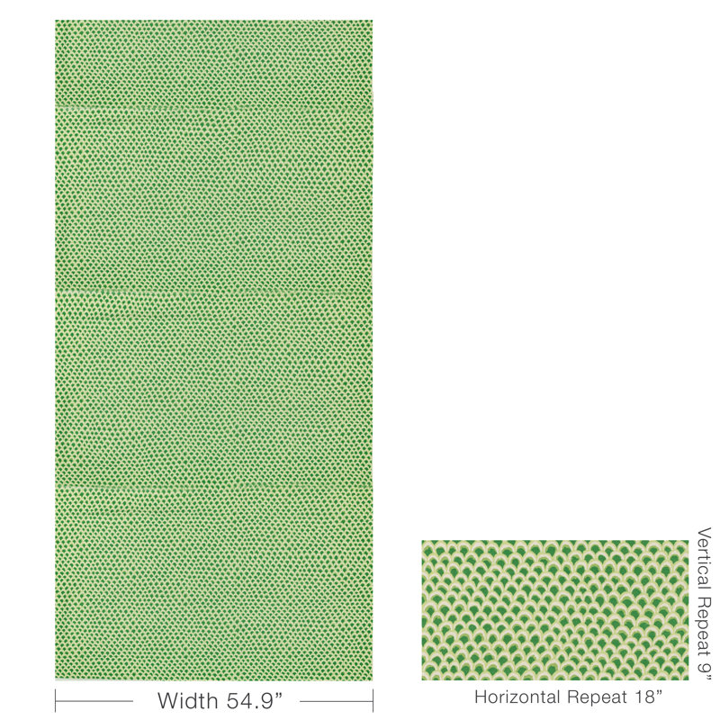 Louverne Pave II Performance Fabric, Green