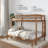 Standard Bunk Bed with Ladder on End-1731963498-1731963497