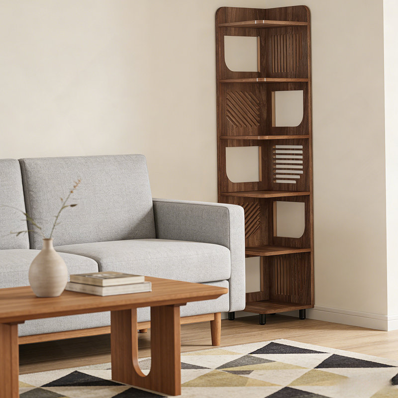 Stylish Designstorage Rack,Vintage Corner Shelf,Bookshelf Display Shelf
