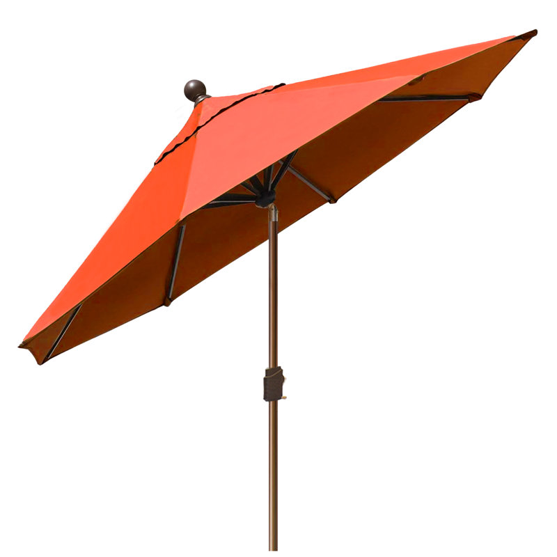 Parasol de marché 9 pi Kaibab, Rouge carotte