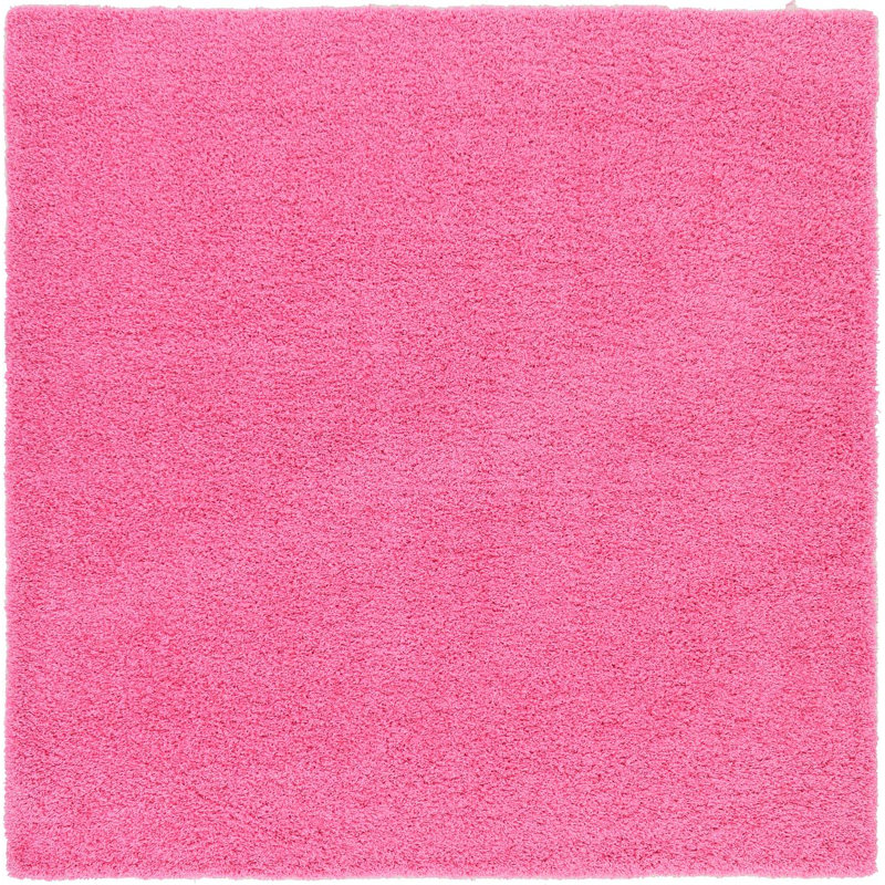 Tapis rose Angeline Taffy, Carré 7 pi 10 po