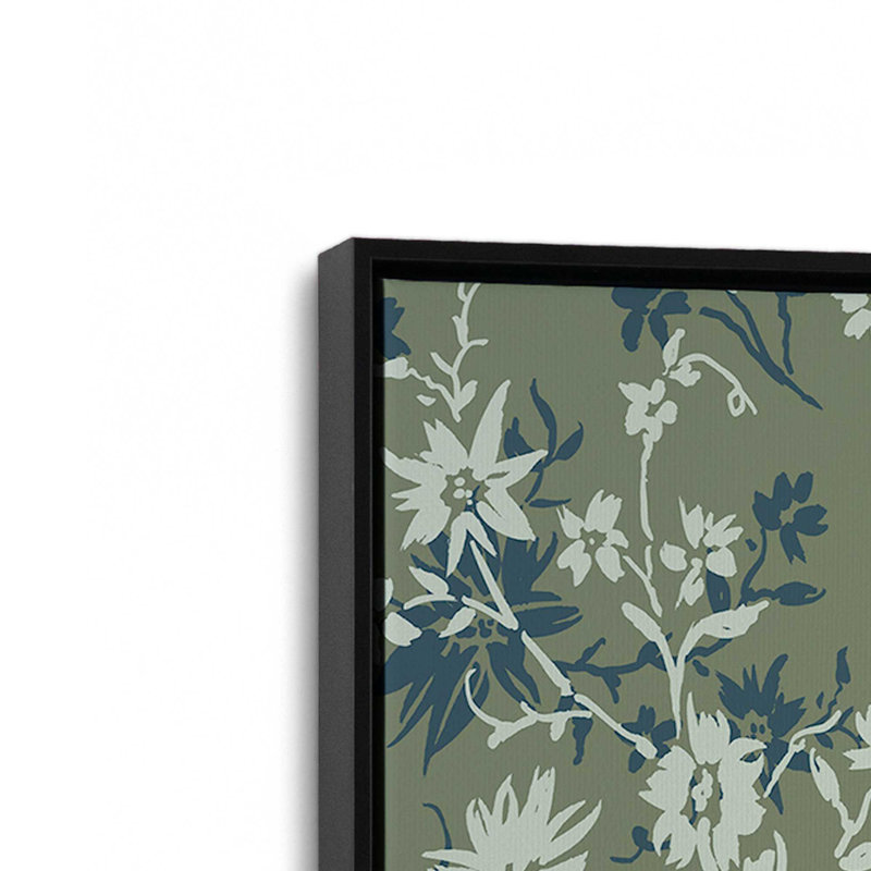 "Florada 3" par Garima Dhawan, impression sur toile, Noir, Cadre flottant, H 16 po x l 12 po