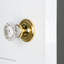Rope Rosette with Crystal Door Knob-1198736085