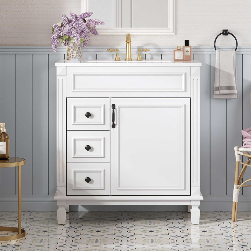 Bathroom Vanity, White