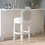 Tabouret de bar 1 pièce avec dossier pivotant et siège et dossier rembourrés-131212571-131212572