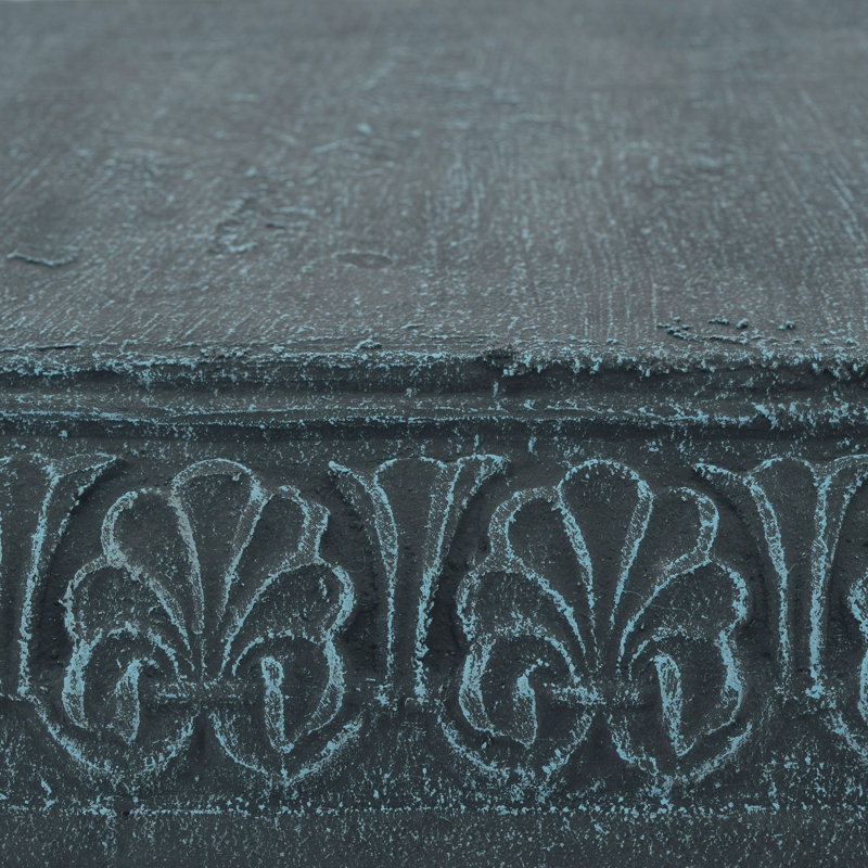 Banc de jardin Keuka, Bleu sarcelle brossé