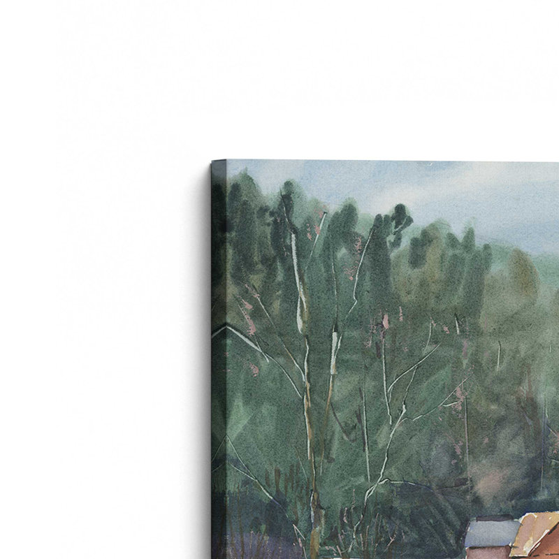 «Westfield River in Cummington» par Stephen Calcasola, reproduction d'art sur toile, H 30 po x l 20 po