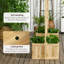 Treillage pliant en bois H 65 po x l 62,25 po Taneice