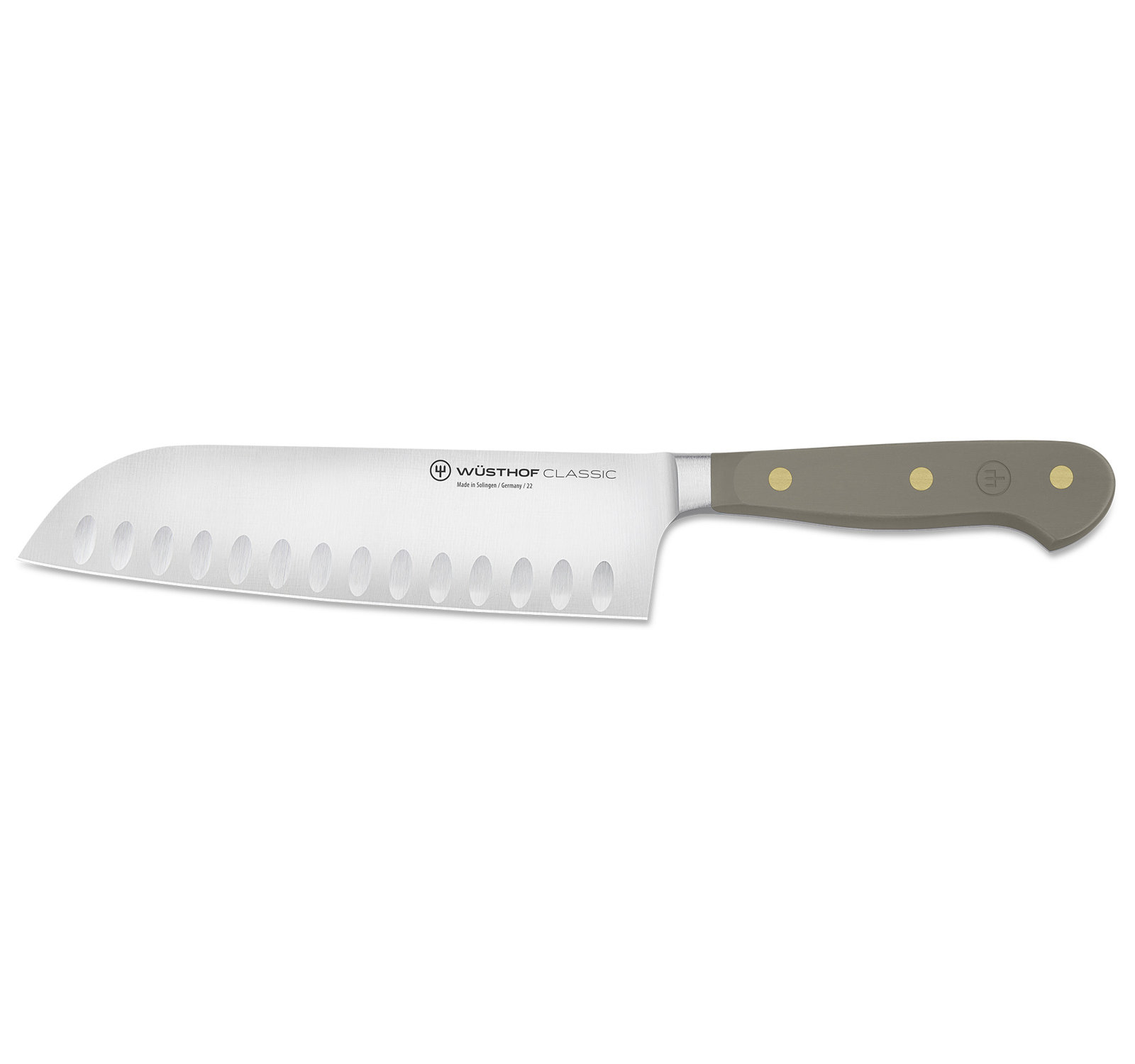 WÜSTHOF Classic Velvet Oyster 7" Santoku Knife